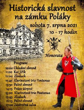 Historická slavnost na zámku Poláky