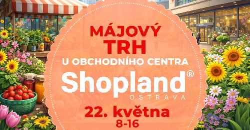 M�jov� trh u Obchodn�ho centra Shopland v Ostrav�